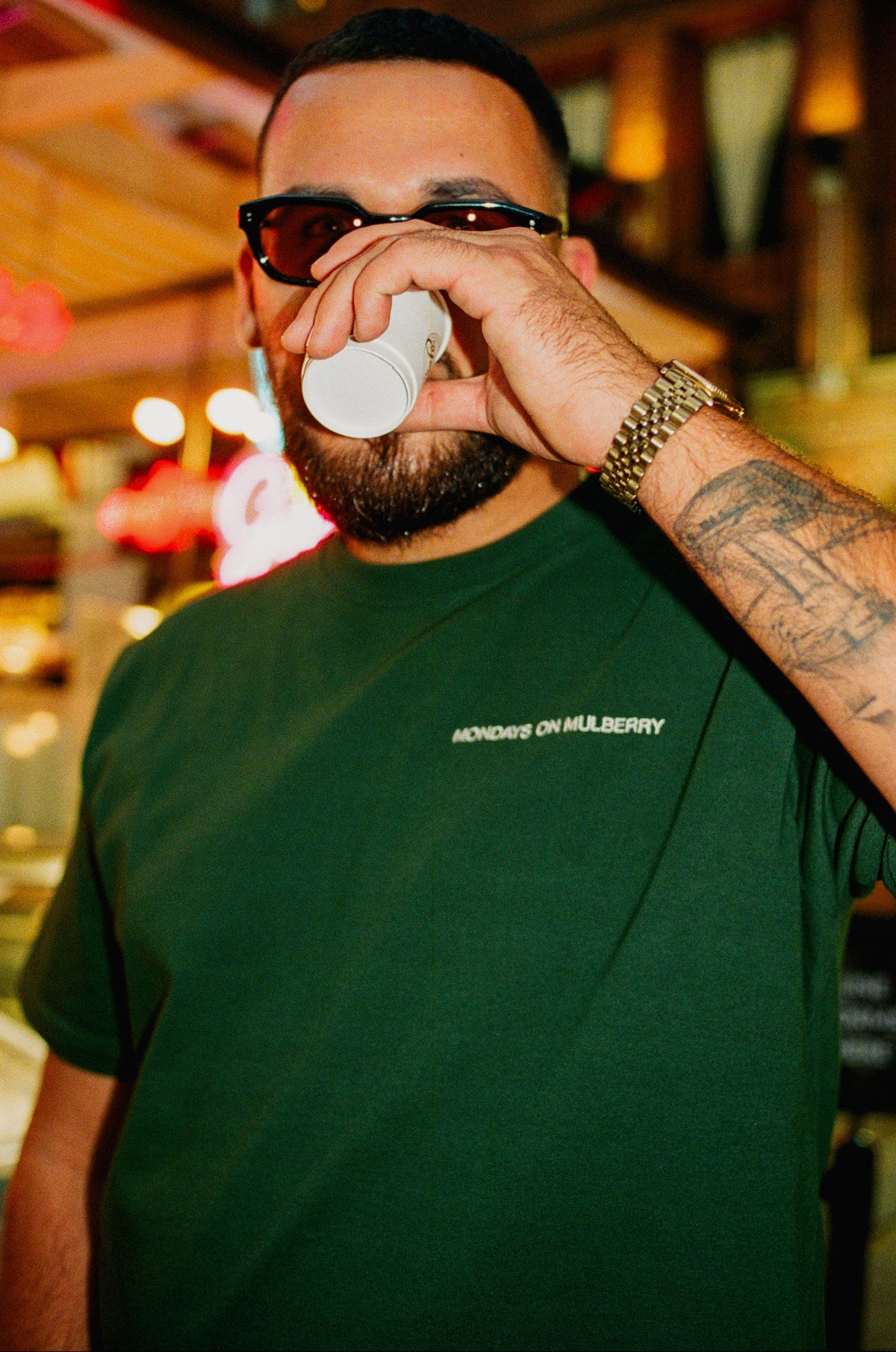 Forest Green MOM Uniform Tee